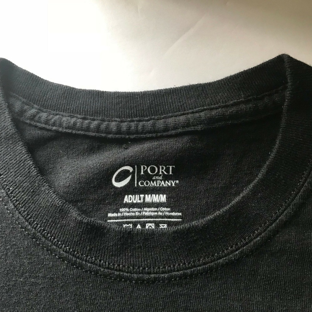 C Port and Company Men's Short Sleeve T Shirt Sz M - Picture 6 of 8